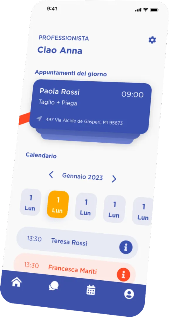 Joy app — schermata ricerca